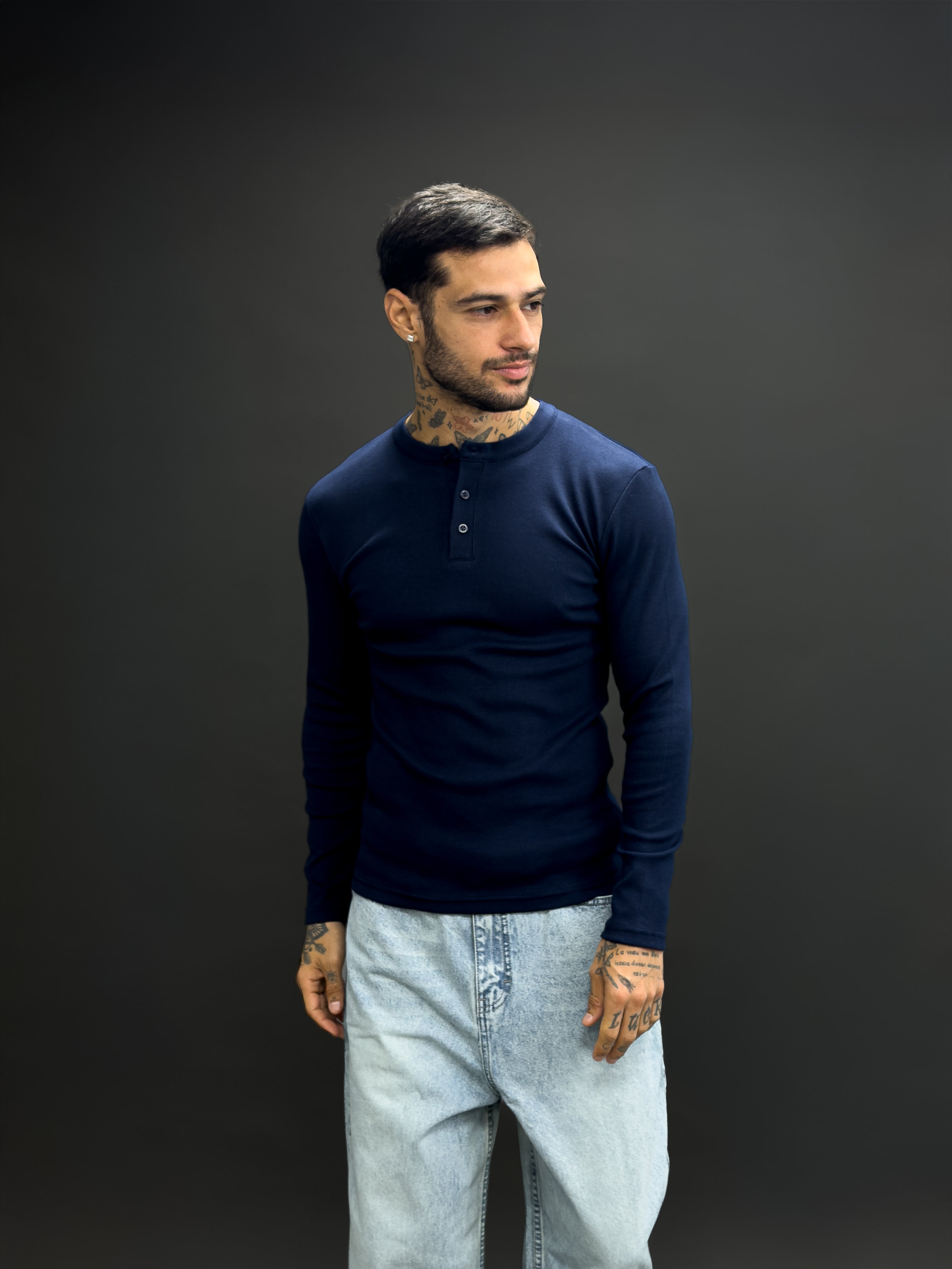 HENLEY MANGA LARGA