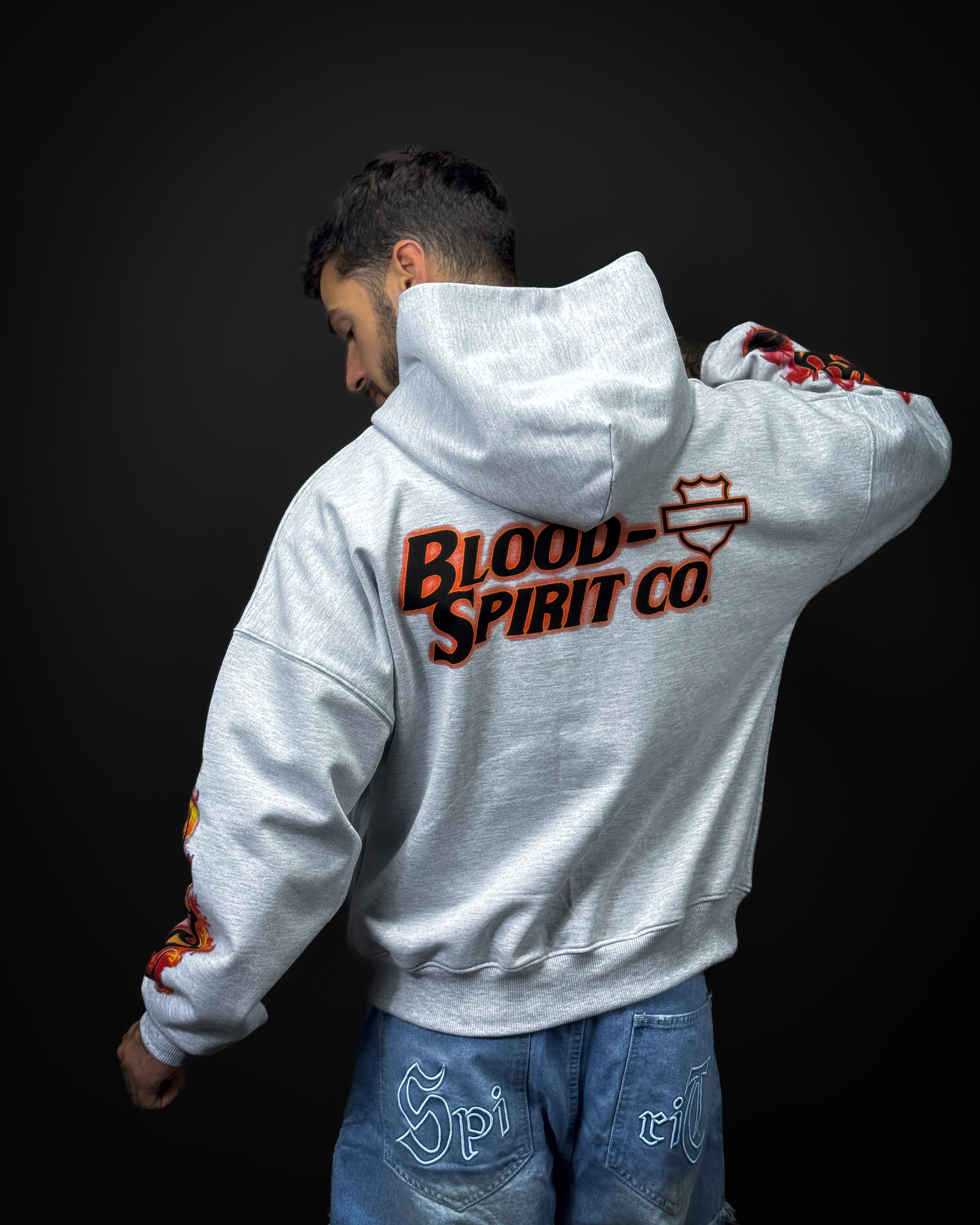 ZIP HOODIE FLAME STYLE