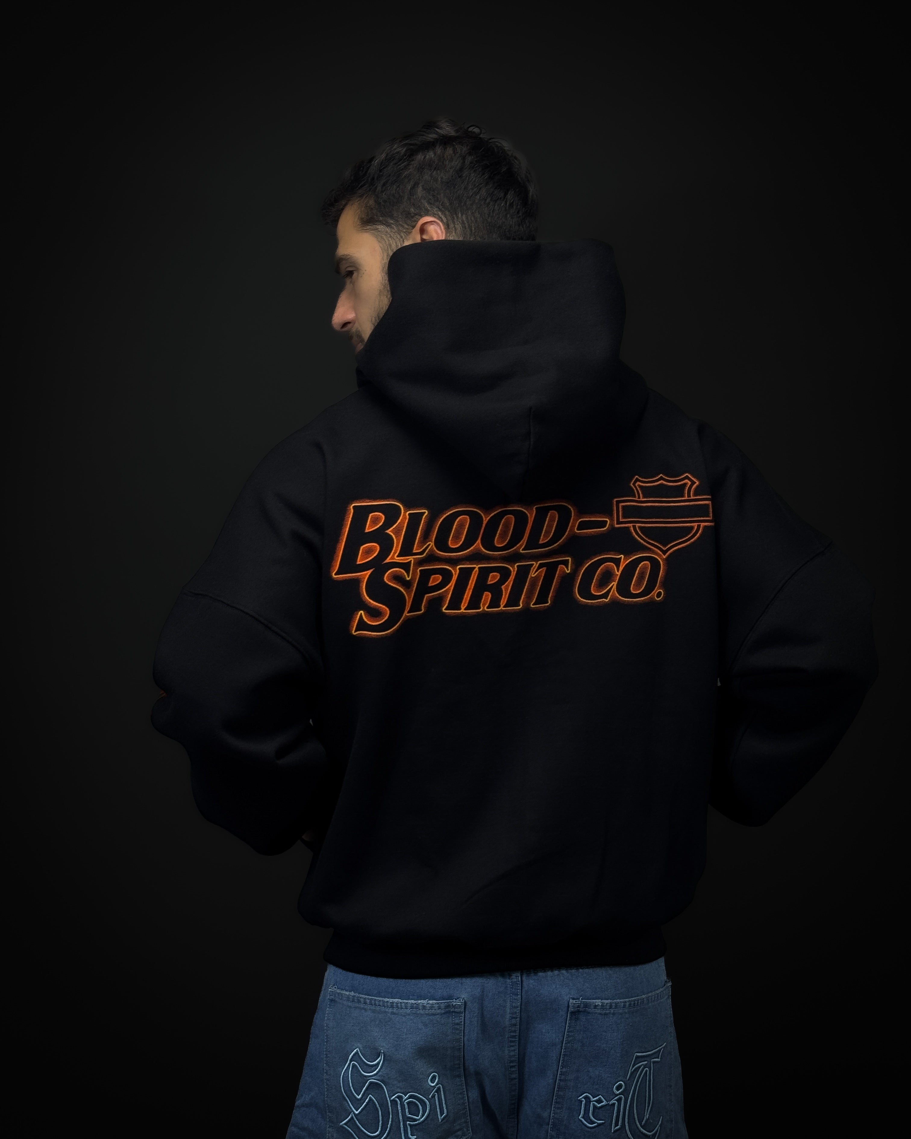 ZIP HOODIE FLAME STYLE