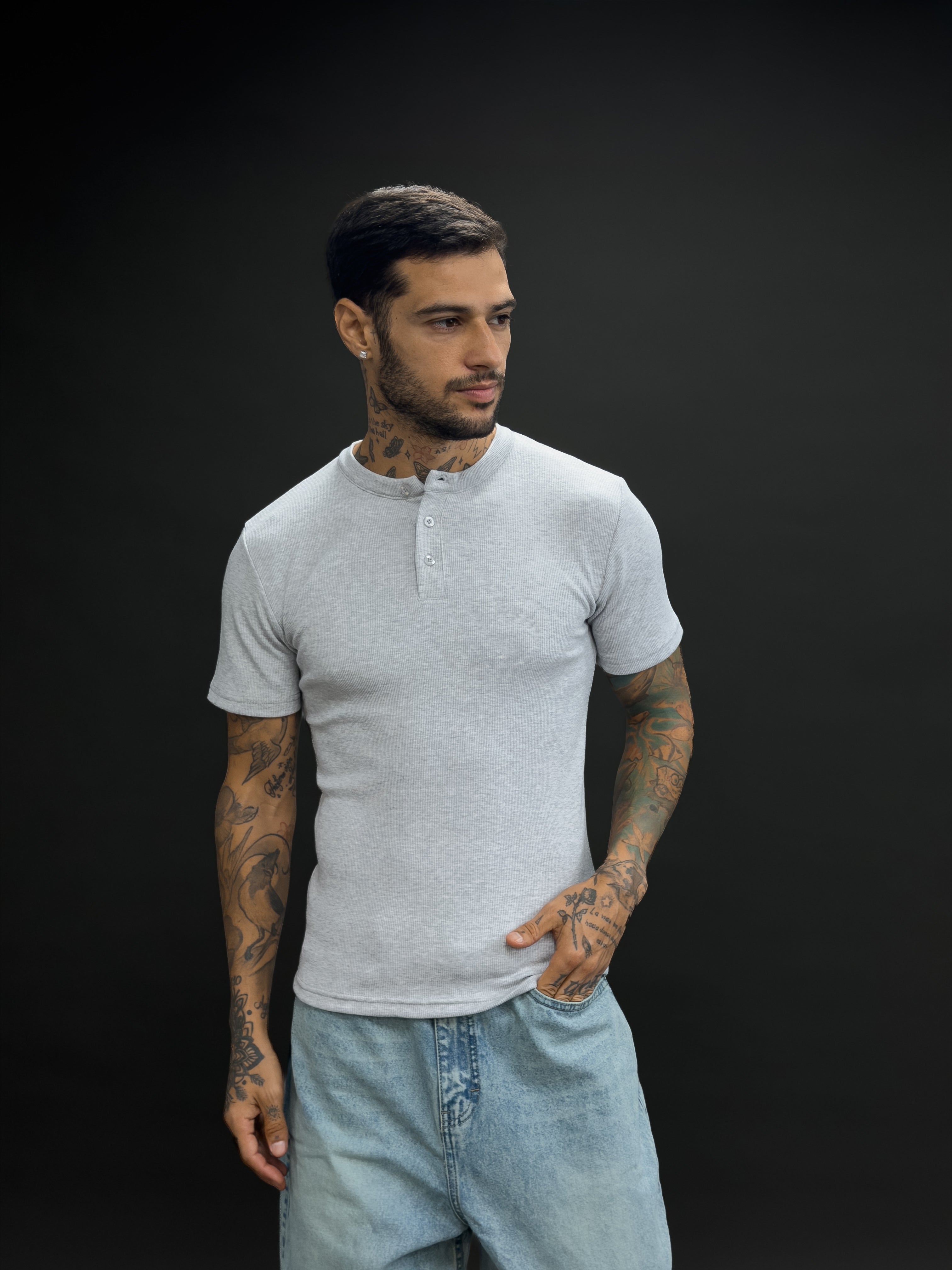 HENLEY MANGA CORTA