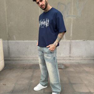 POLO BOXY FIT HUESOS