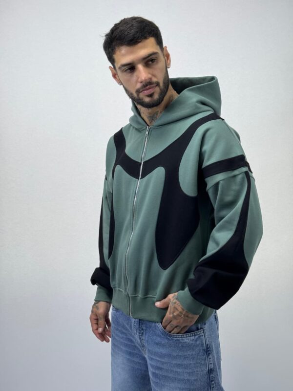 ZIP HOODIE BOXY FIT TADEO - Imagen 2