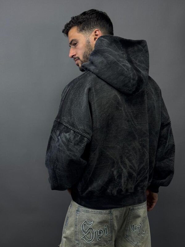 HOODIE BOXY FIT STAINED - Imagen 9